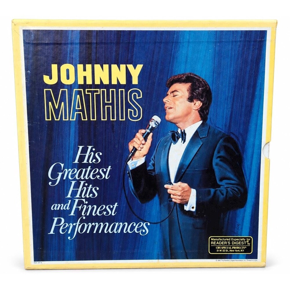 Johnny Mathis His Greatest Hits Finest Performances 1985 Vinyl LP Box Set